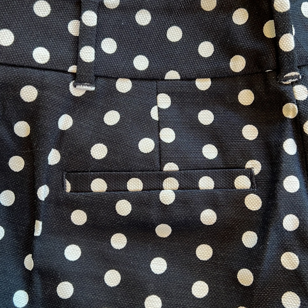 LOFT Black Polka Dot Shorts - Picture 5 of 16